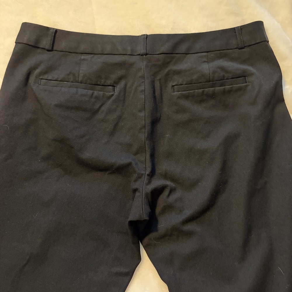 Banana Republic Women's Sloan Curvy Fit Trousers Black Pants Dress Work - Picture 7 of 7